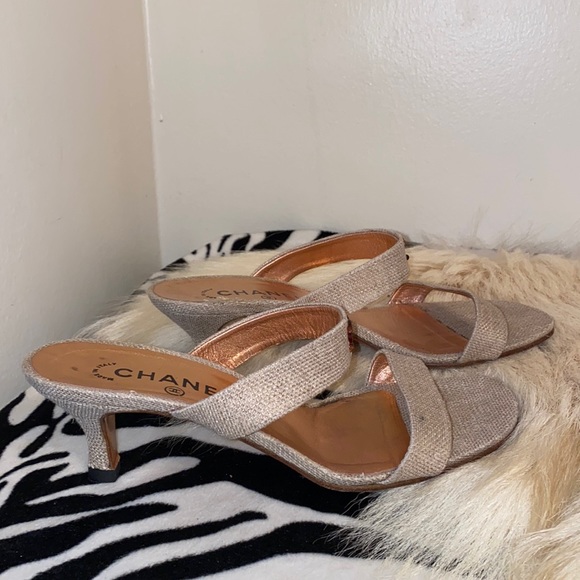 Chanel heel high Sandal size 38 - Picture 6 of 14